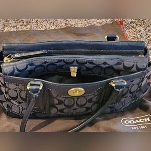 Vintage Black Coach Purse